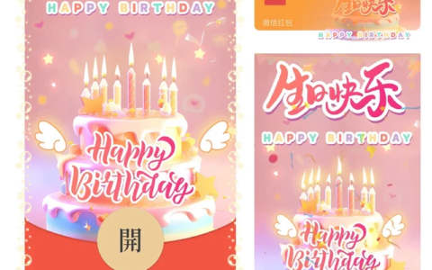 微信红包封面生日快乐系列第一部分