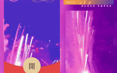 [微信红包封面女神请看烟花系列] 迪士尼城堡烟花II动态声效款