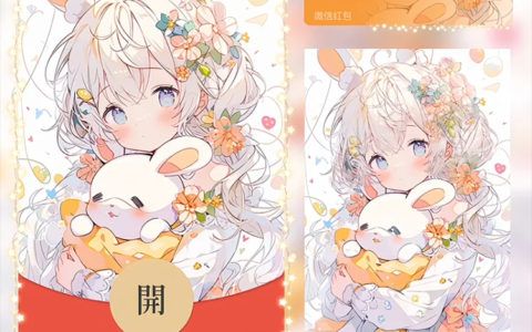 [微信红包封面少女系列] 你的小可爱