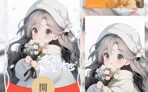 [微信红包封面情侣系列] 捧花-女款