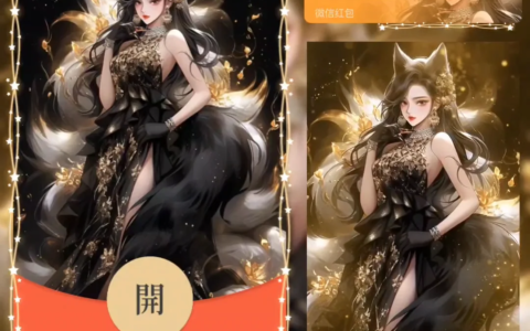 [微信红包封面少女系列]性感九尾狐