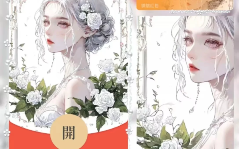[微信红包封面少女系列]白玫瑰夫人