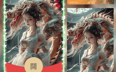 [微信红包封面龙行者系列] 龙神女帝/G