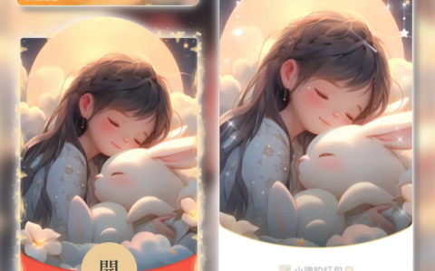 [微信红包封面卡通系列]月亮说晚安Mi