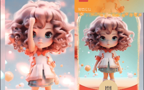 [微信红包封面少女系列]卷发公主浪漫美人鱼/coc
