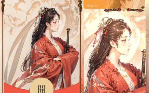 [微信红包封面古风系列] 古风少女