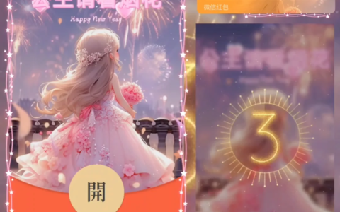 [微信红包封面烟花系列]公主请看烟花