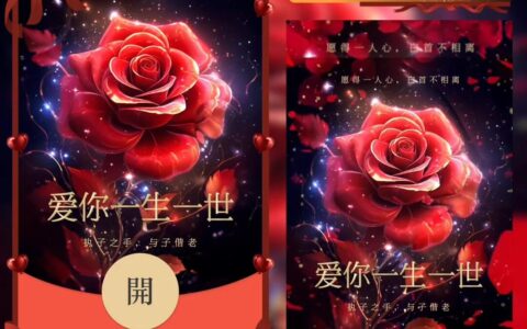 [微信红包封面爱情系列]爱你一生一世