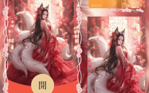 [微信红包封面王者系列]红妆九尾妲己