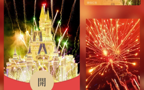 [微信红包封面烟花系列]七彩公主请看烟花