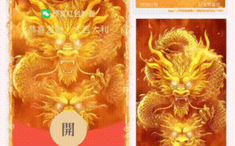 [微信红包封面神龙系列] 龙凤呈祥I