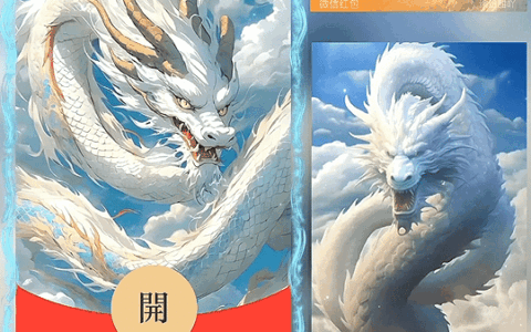 [微信红包封面神龙系列] 上古白龙/BZ