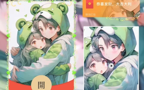 [微信红包封面情侣系列] 情侣女