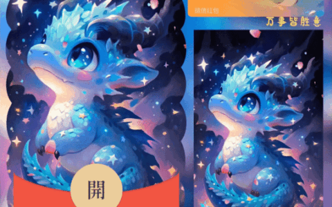 [微信红包封面萌宠系列]龙年万事胜意/cs
