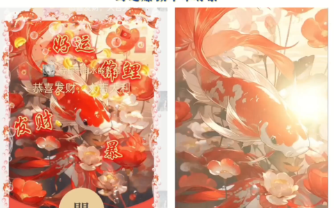 [微信红包封面发财系列] 暴富锦鲤/nm