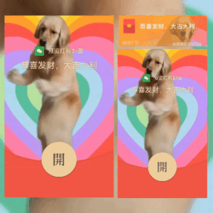 [微信红包封面趣味系列] 狗子跳舞/无音乐