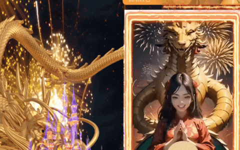 [微信红包封面龙年贺岁系列] 新年星辰公主城堡烟花/coc