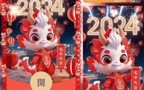 [微信红包封面龙年贺岁系列] 龙年大吉