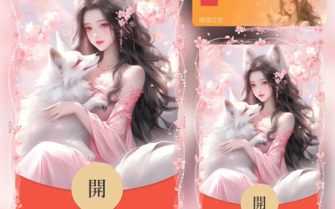 [微信红包封面王者系列]粉色唯美妲己/TT