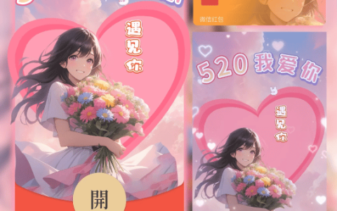 微信红包封面爱情系列] 520我爱你