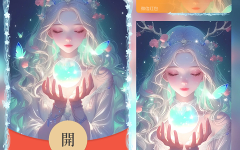 [微信红包封面儿童节系列] 鹿仙子/ab