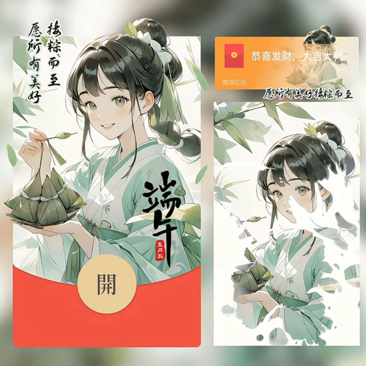 [微信红包封面节日系列]端午/愿所有美好接粽而至