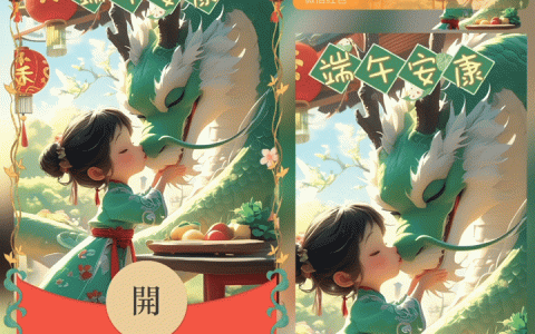 [微信红包封面节日系列]端午祈福女孩