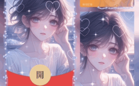 [微信红包封面情侣系列] 星辰与大海男款