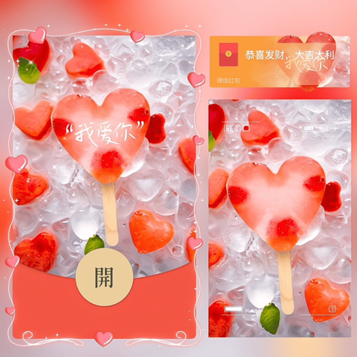[微信红包封面爱情系列]浪漫夏日/西瓜