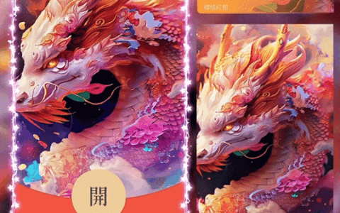 [微信红包封面神龙系列]七彩龙王/G