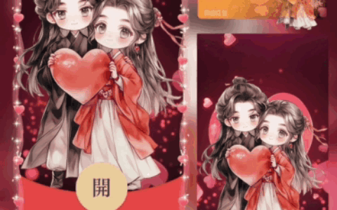 [微信红包封面爱情系列]我与神明画押