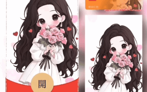 [微信红包封面情侣系列]爱的告白 女