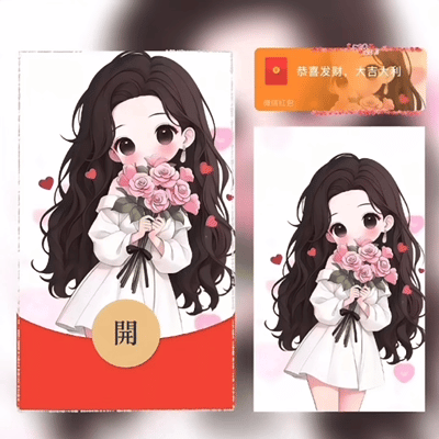 [微信红包封面情侣系列]爱的告白 女