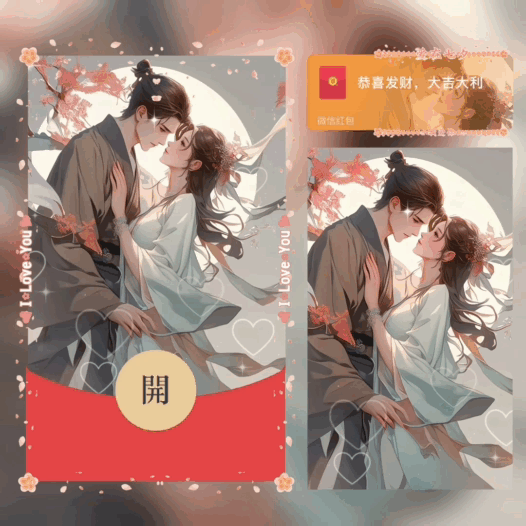 [微信红包封面七夕系列]七夕情人节