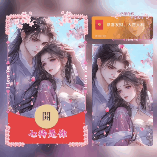 [微信红包封面七夕系列]七夕情人节