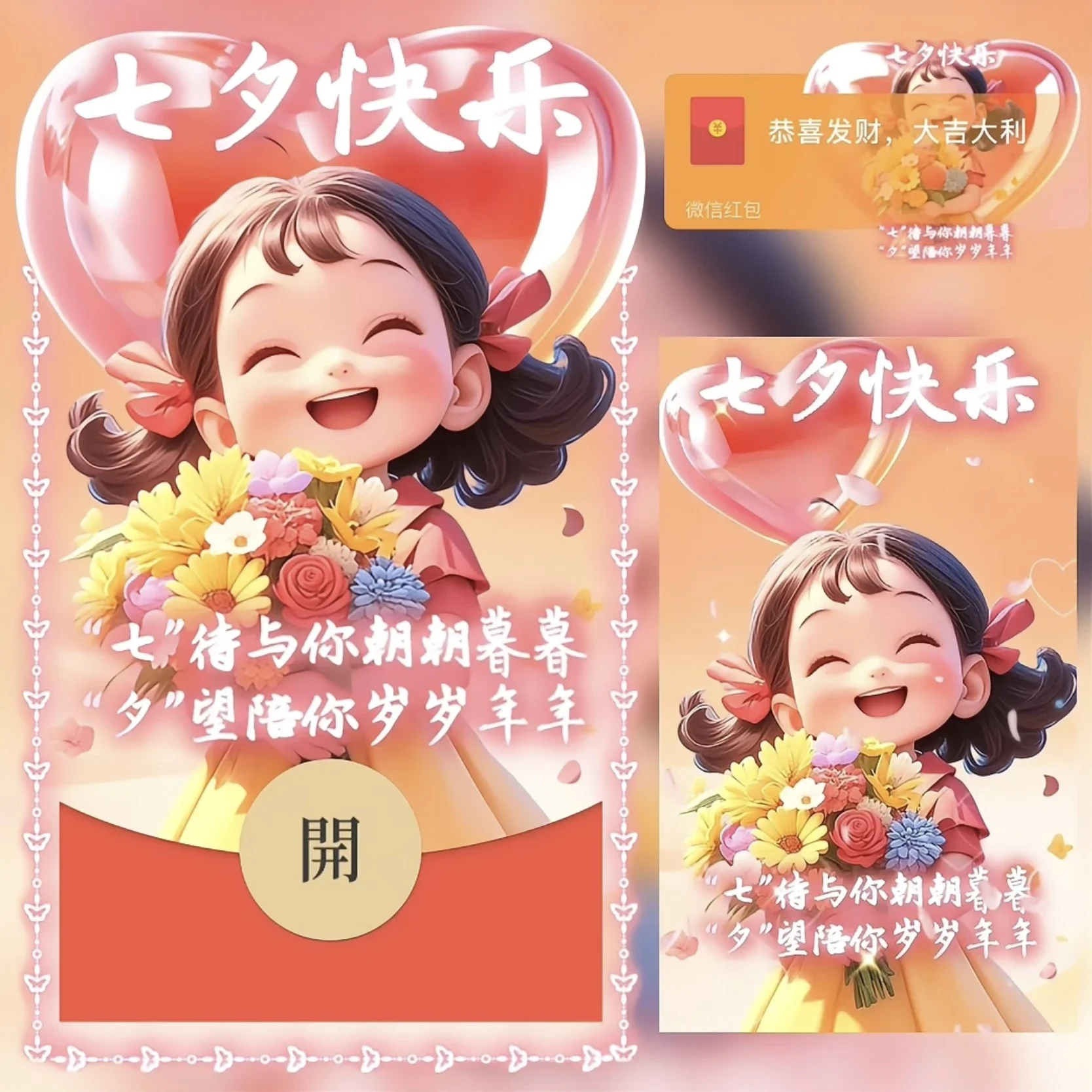 [微信红包封面七夕系列] 浪漫七夕