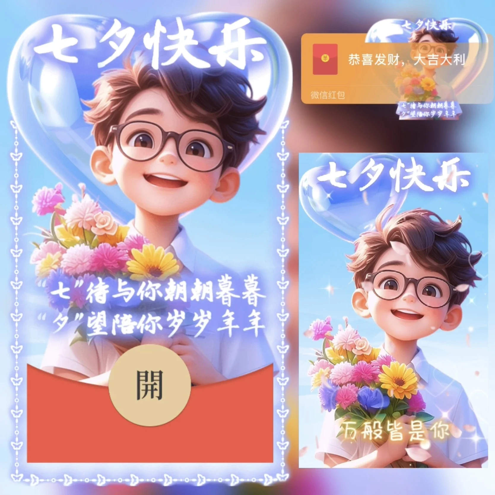 [微信红包封面七夕系列] 浪漫七夕