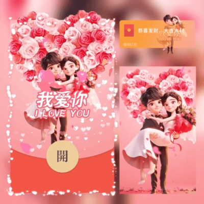[微信红包封面七夕系列] 我爱你