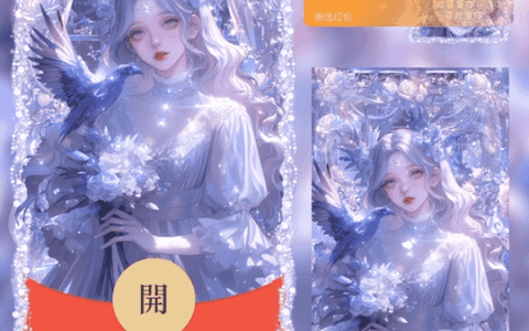 [微信红包封面七夕系列]七夕情人节快乐/女