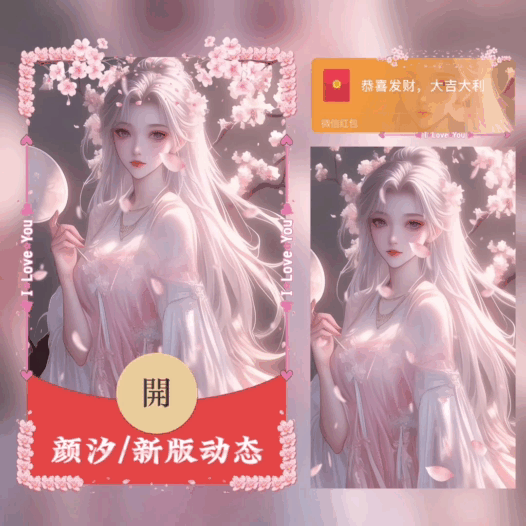 [微信红包封面少女系列] 颜汐