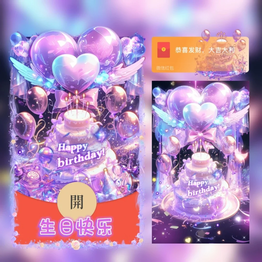 [微信红包封面生日系列] 生日快乐