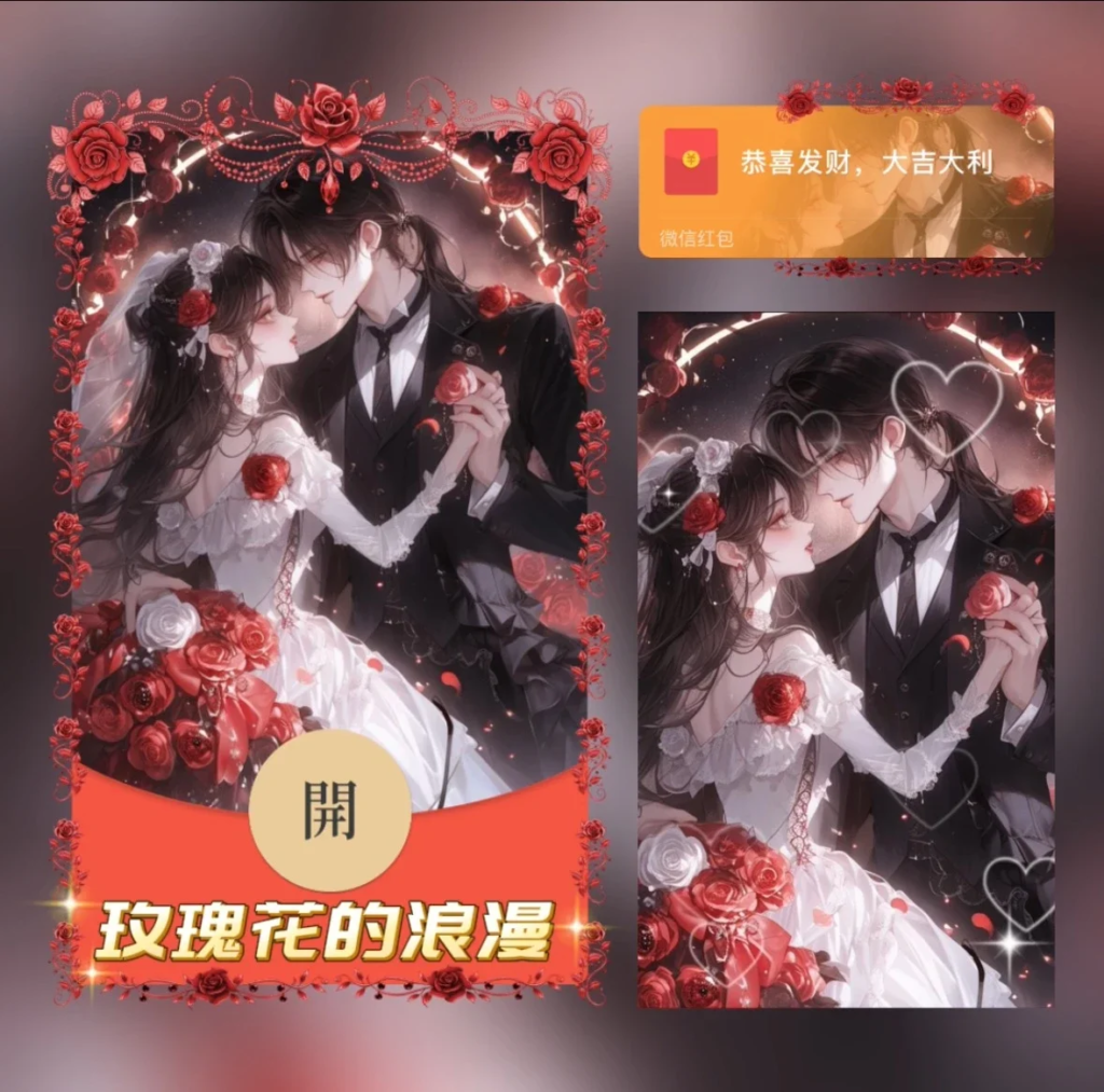 [微信红包封面情侣系列] 玫瑰花的浪漫