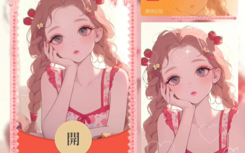 [微信红包封面少女系列] 大眼萌妹