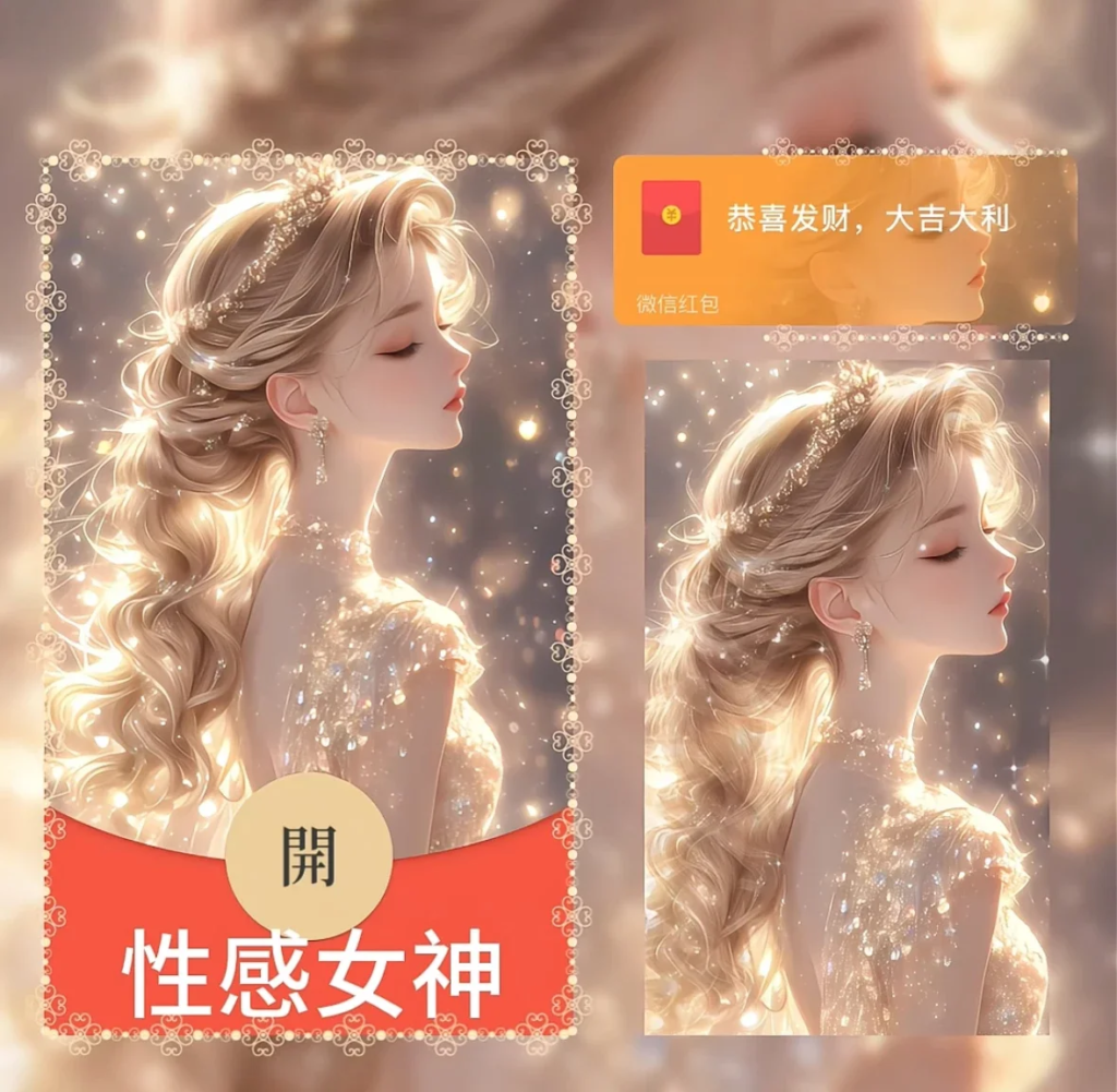[微信红包封面少女系列] 性感女神