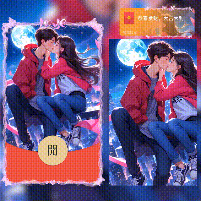 [情侣系列] 喜欢你/一起来表白吧//新版动态/hs