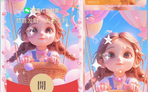 [卡通系列] 气球小女孩/新版动态/hs