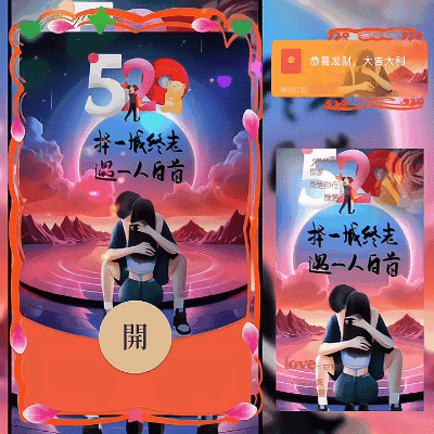 [情侣系列] 520爱的告白/新版动态/ds