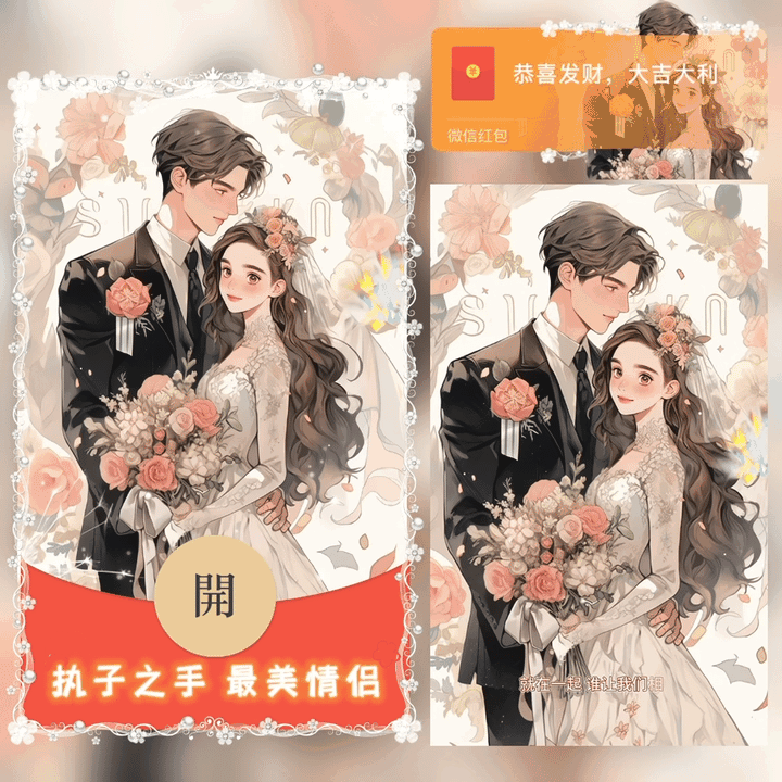[情侣系列] 执子之手 最美情侣/新版动态/ᥫᩣ