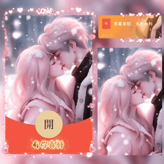 [情侣系列] 深情对视/新版动态/YJ