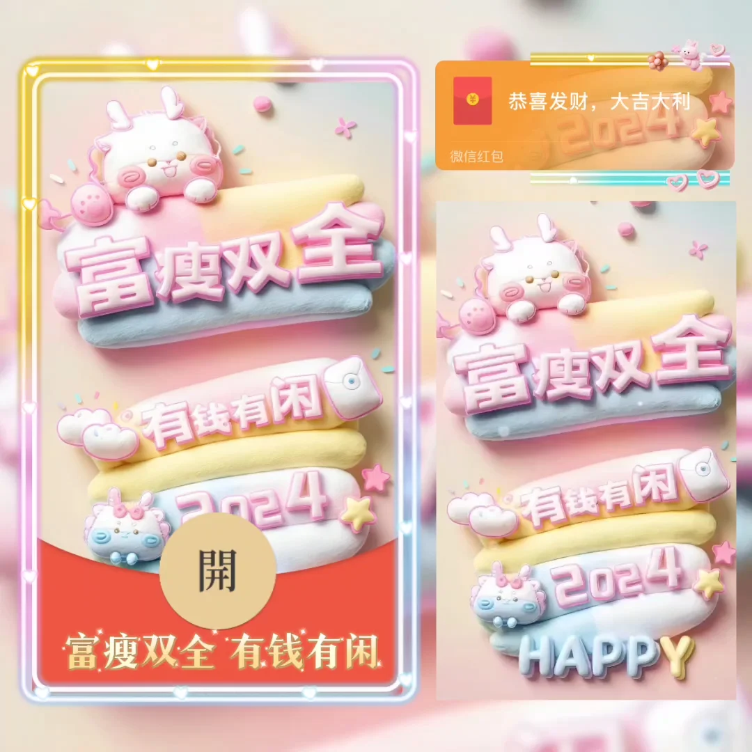[暴富系列] 富瘦双全 有钱有闲/la